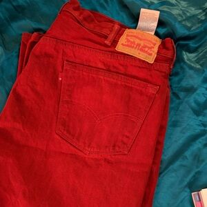 Levi's Men's Bold Red Jeans